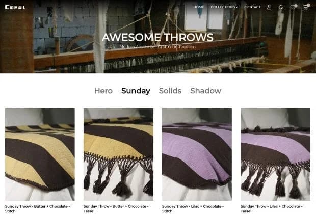 Copal Collective - Handmade Throws