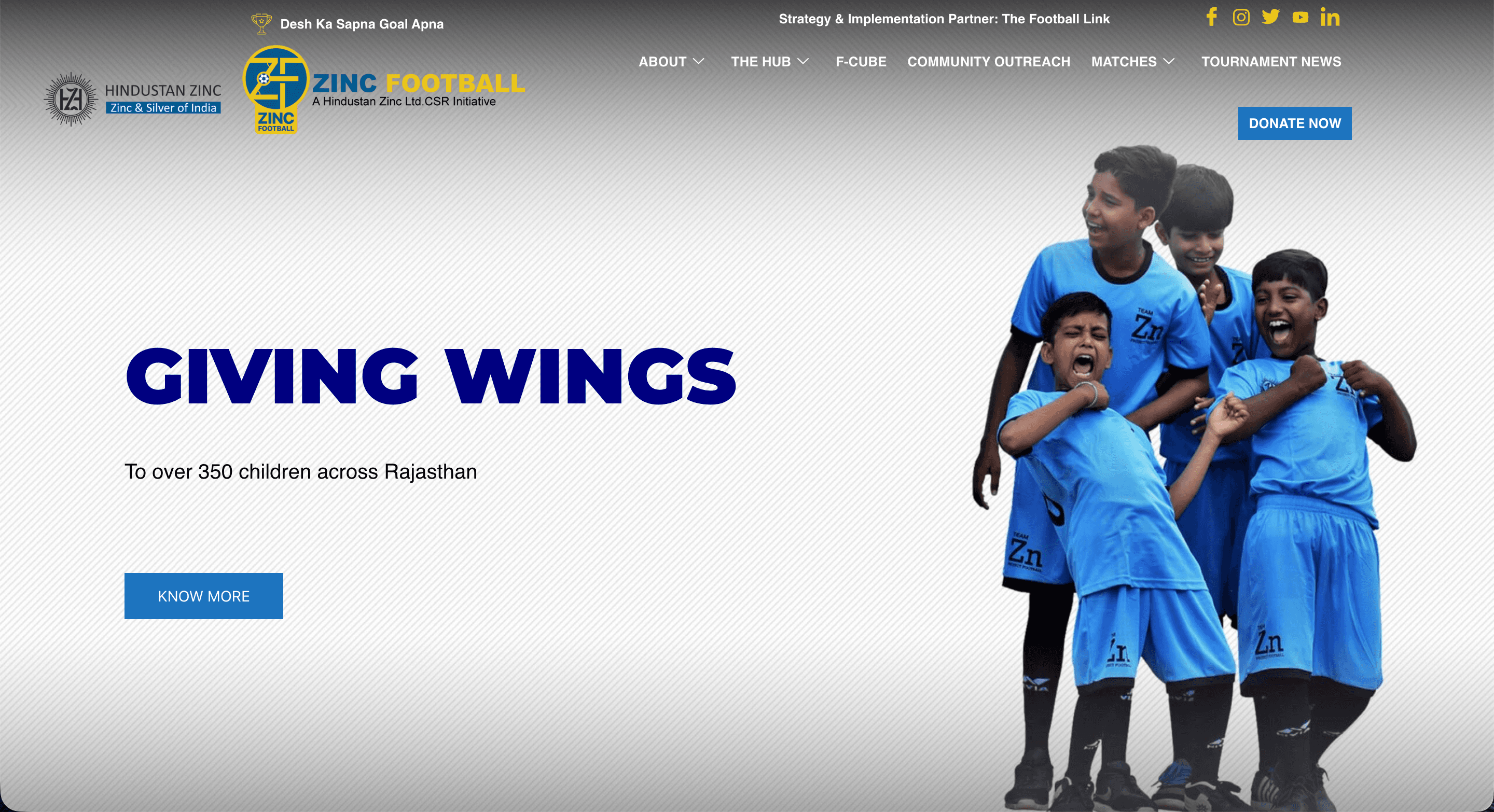 Zinc Football - Youth Development