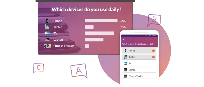 Grab attention with Questions And Polls