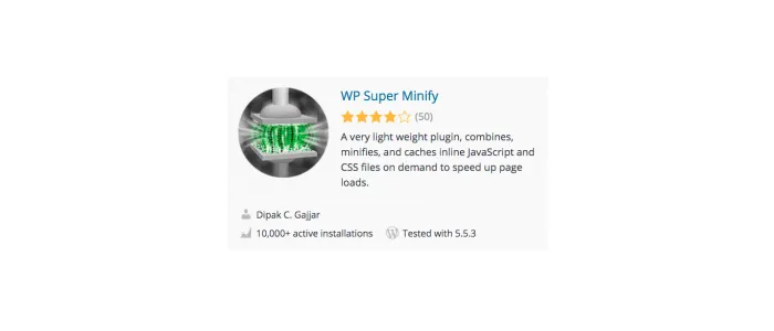 WP Super Minify 