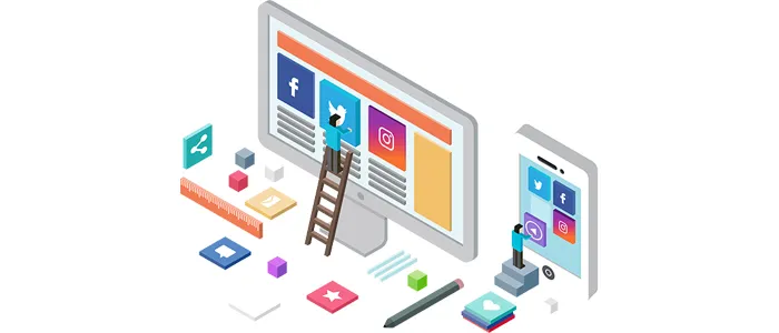 Social media is social, so you have to be social