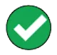 Green tick mark