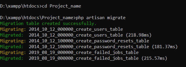 How to Install Laravel 8 on Windows 10 XAMPP