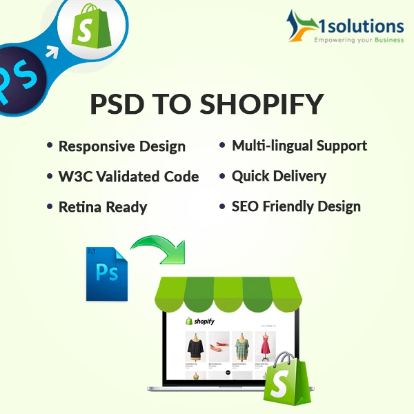 PSD To Shopify Conversion Services
