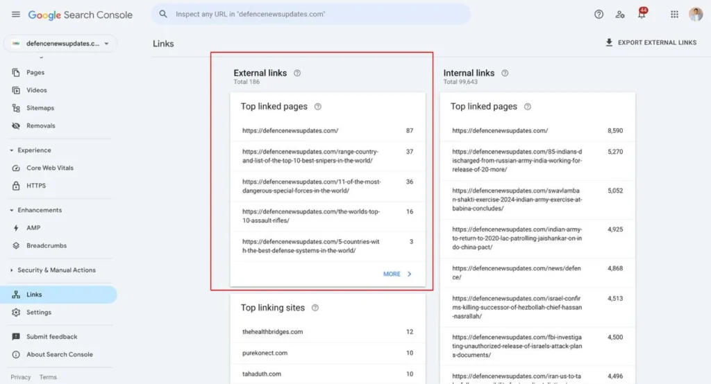 Understanding External Links