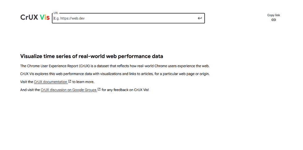 Chrome User Experience Report