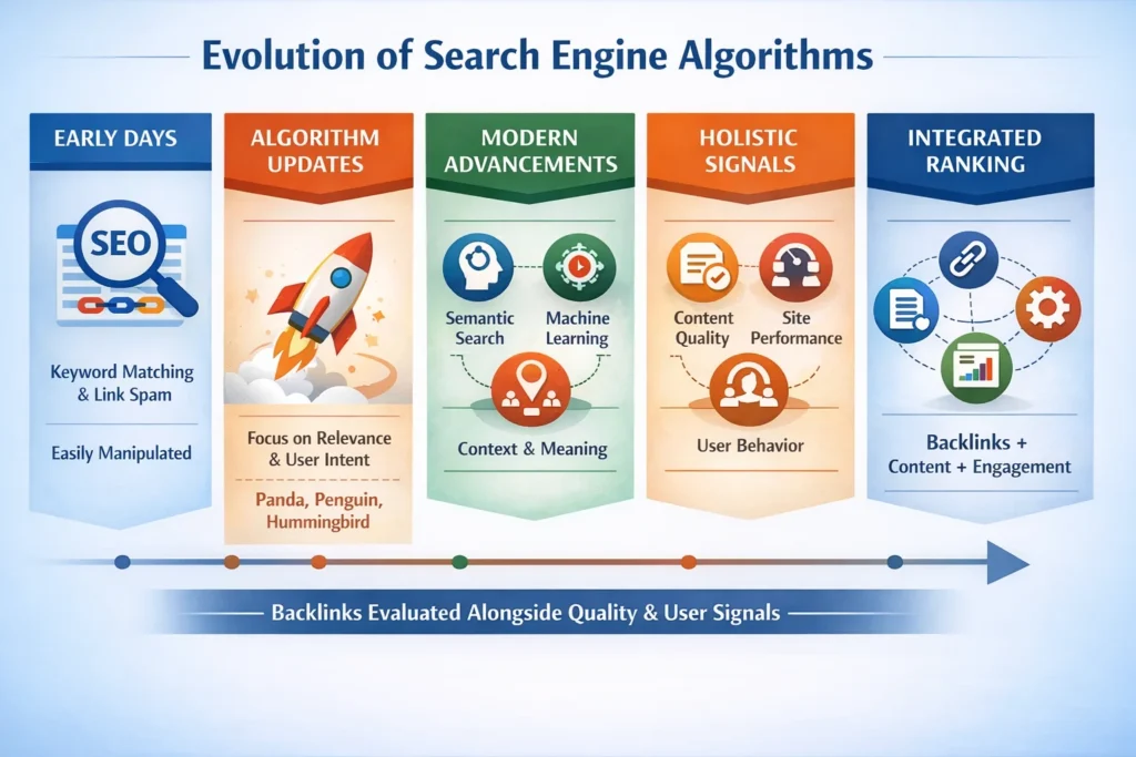 Evolution of Search Engine Algorithms