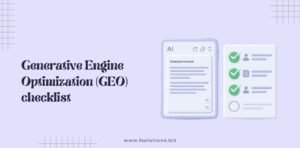 Generative Engine Optimization (GEO) checklist